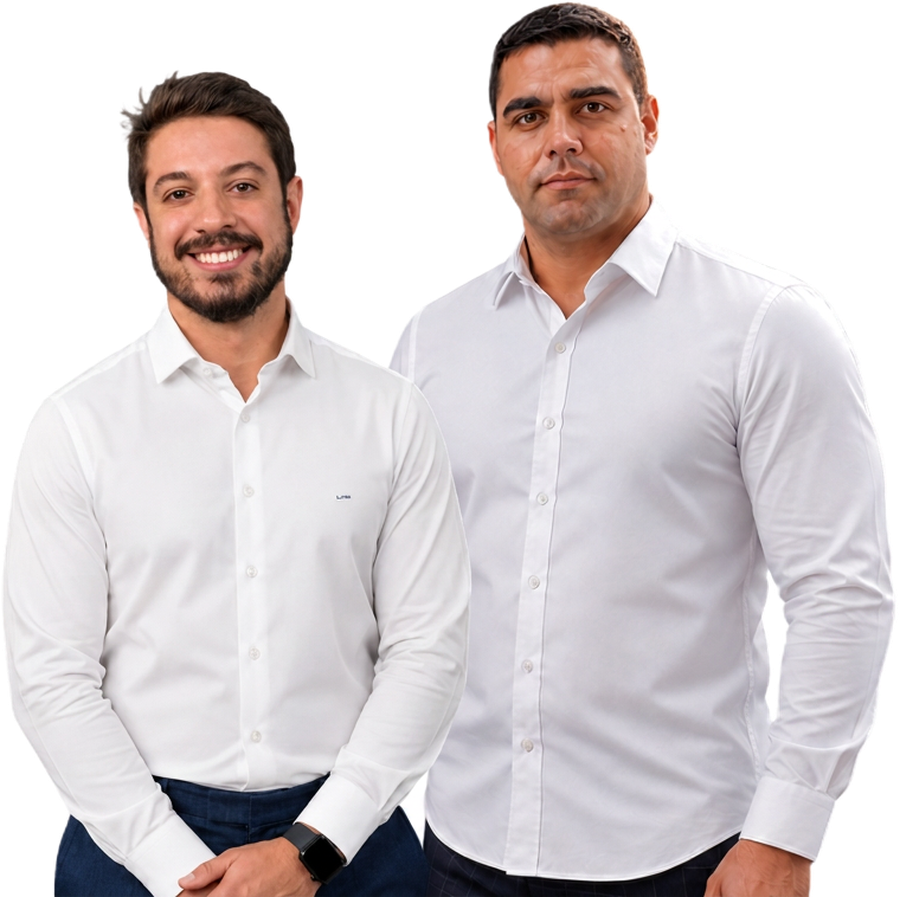 Lucas Claro e Fabrício Carletti, especialistas em mercado americano da Epik Markets